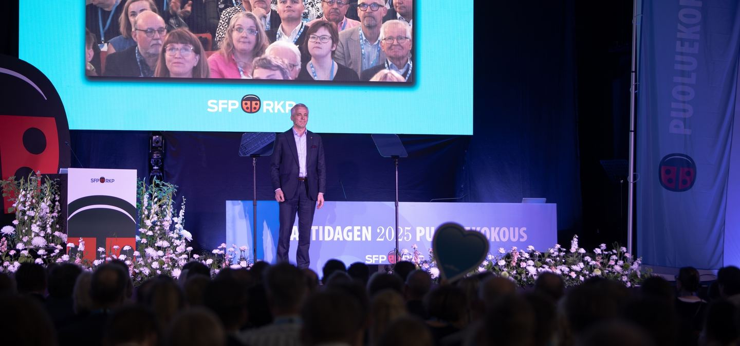 Linjetal på SFP:s partidag i Vasa 2025