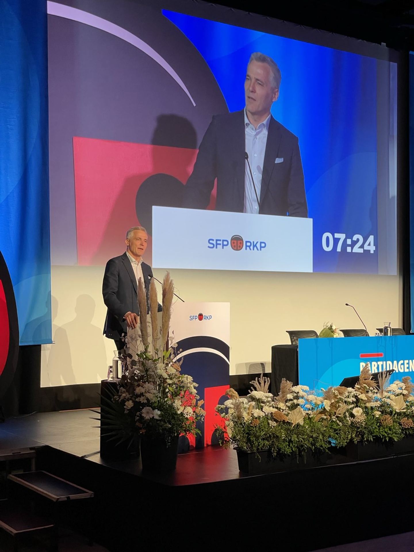 Linjetal på SFP:s partidag 2024