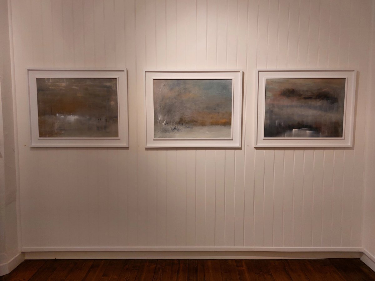 Painting:From the Heart to the Hand, a solo show at the Duke St Gallery in 2022 (Installation shot)