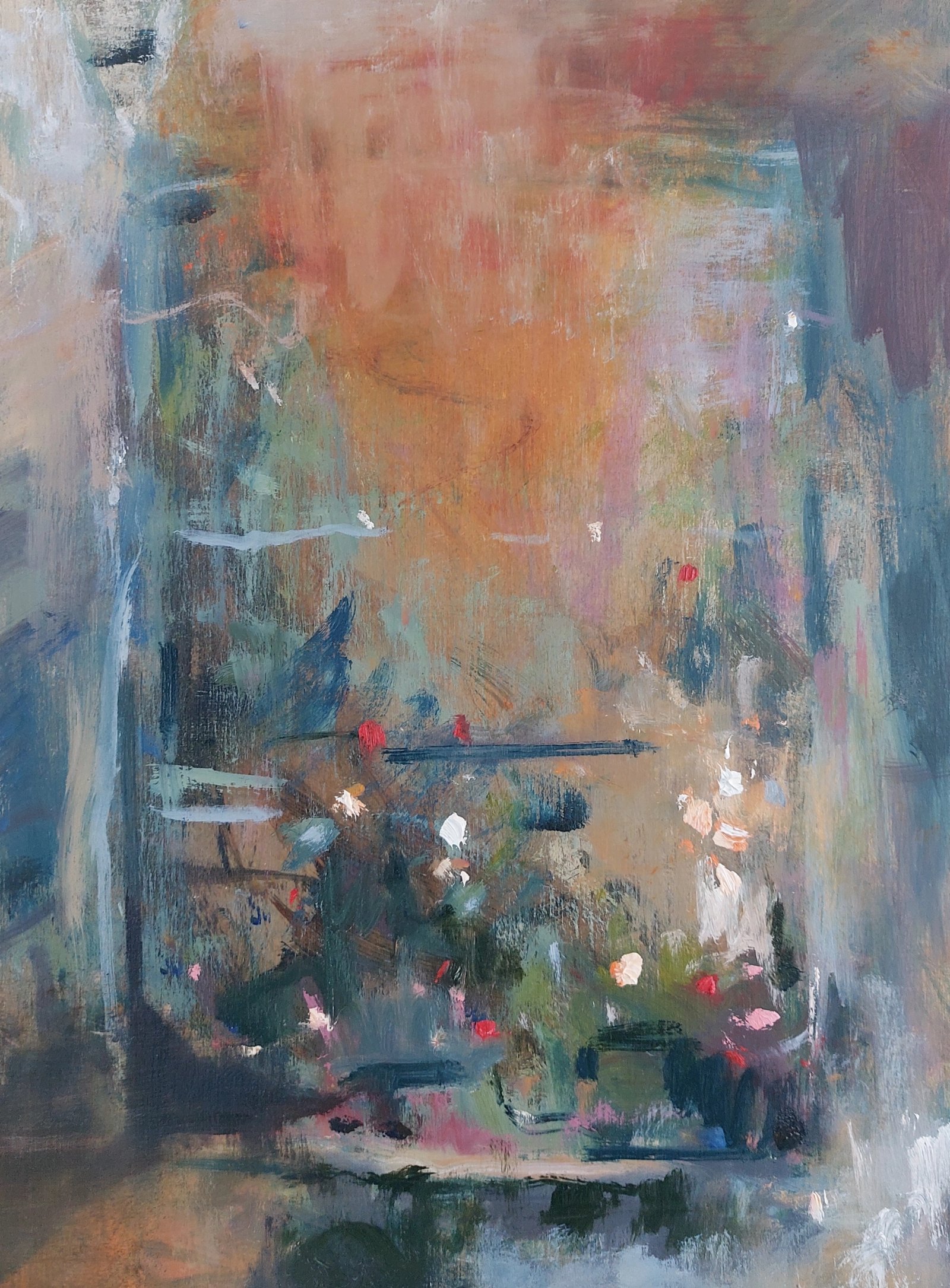 Flowers on Shelf by Derek Fitzpatrick