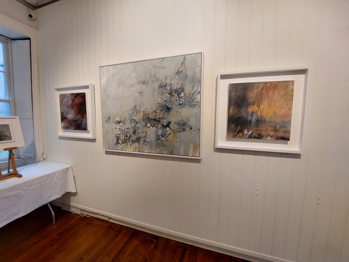 Painting:From the Heart to the Hand, a solo show at the Duke St Gallery in 2022 (Installation shot)