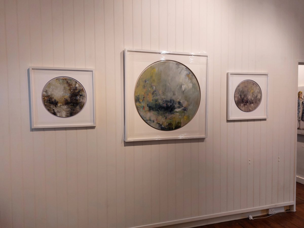 Painting:From the Heart to the Hand, a solo show at the Duke St Gallery in 2022 (Installation shot)