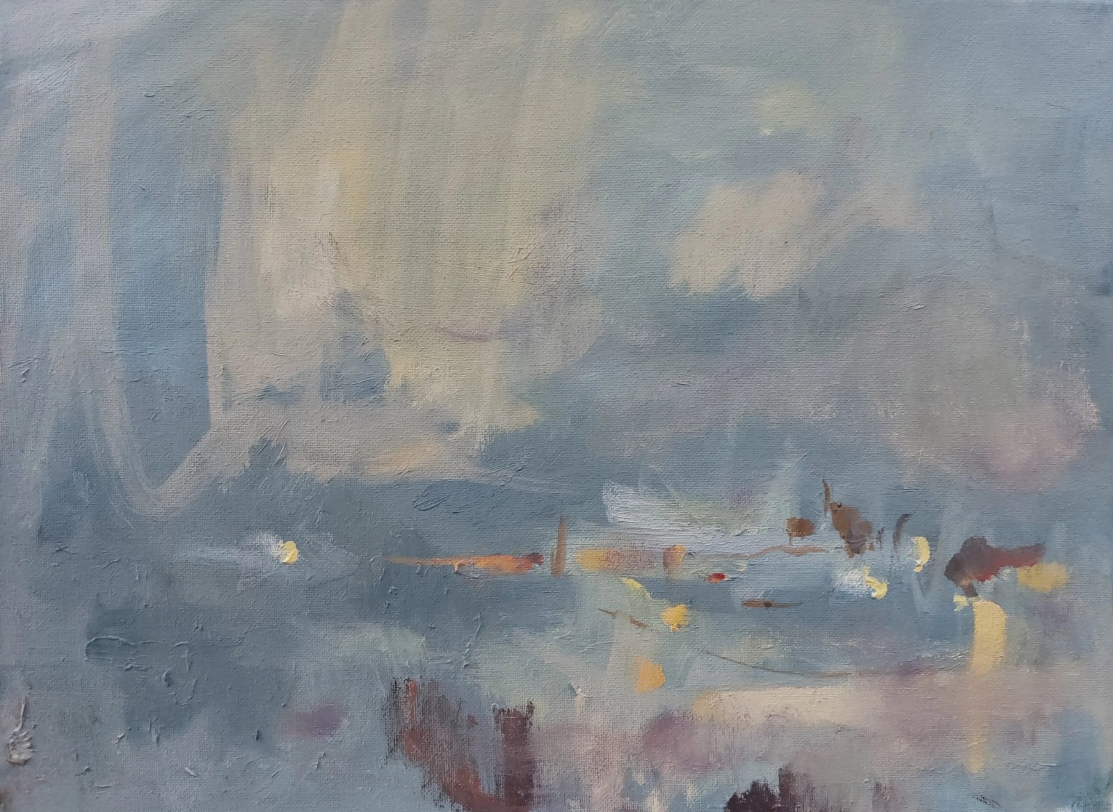 Night Lights in Harbour by Derek Fitzpatrick