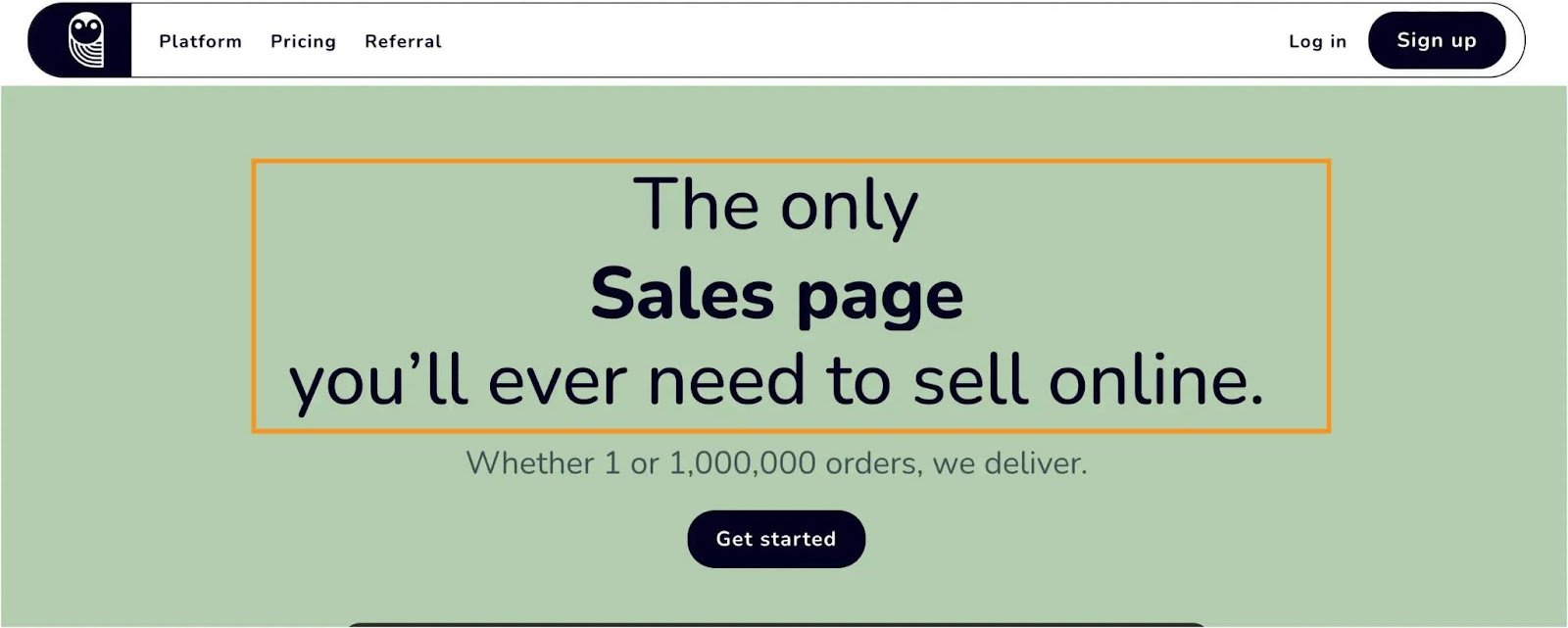 The only sales page you will ever need to sell online