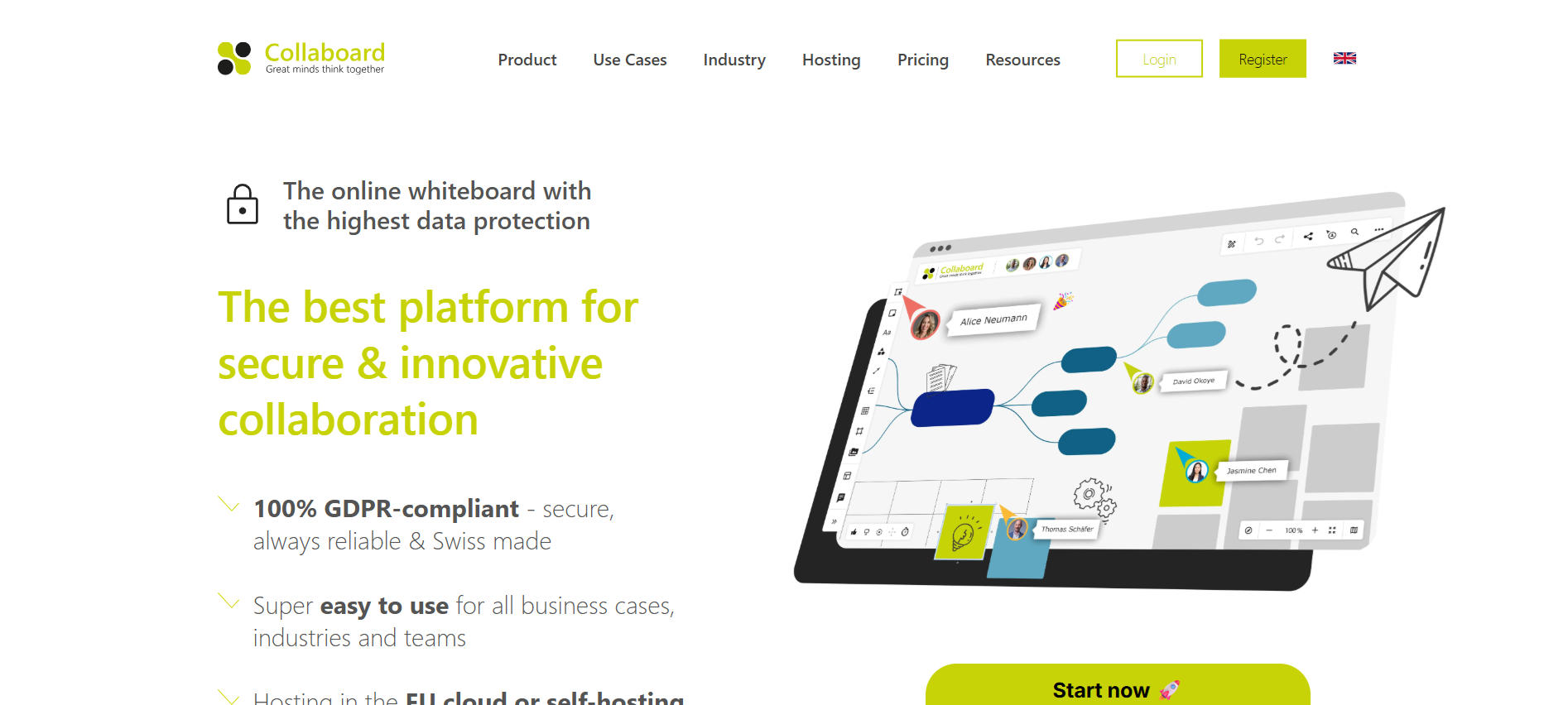 Collaboard homepage