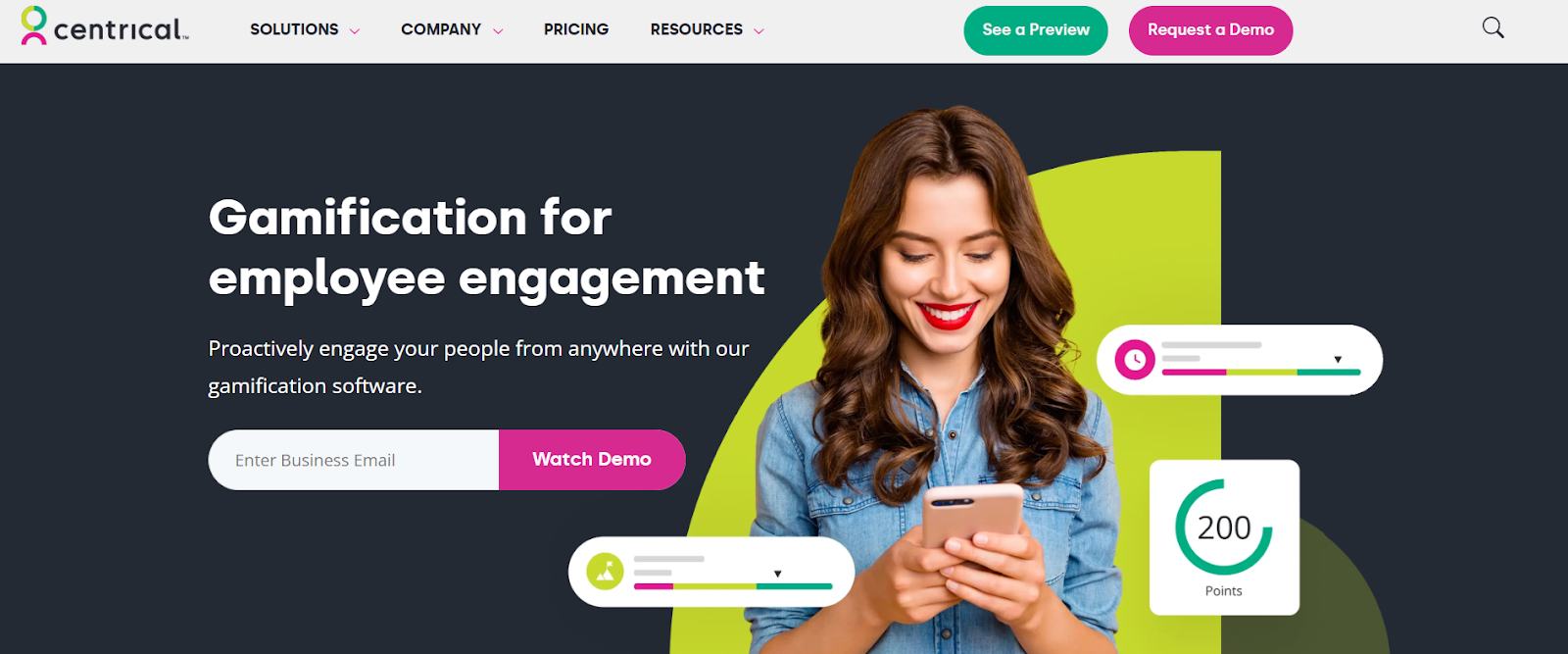 Centrical - Gamified learning platform for corporate training