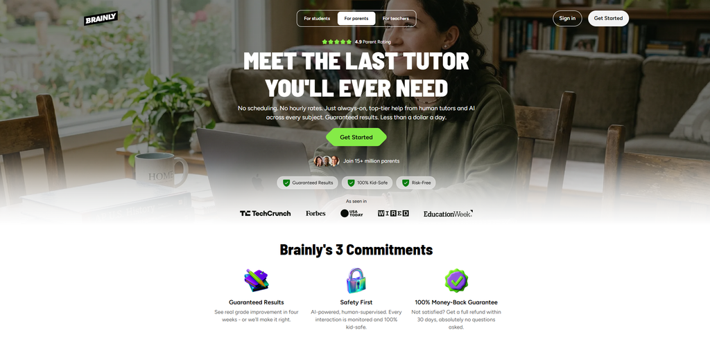 Brainly homepage