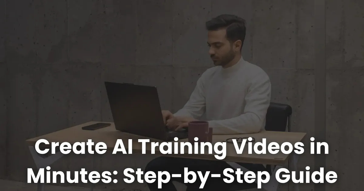 Create AI Training Videos in Minutes: Step-by-Step Guide | Coursebox AI