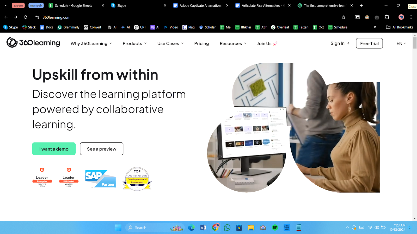 360learning vs articulate rise