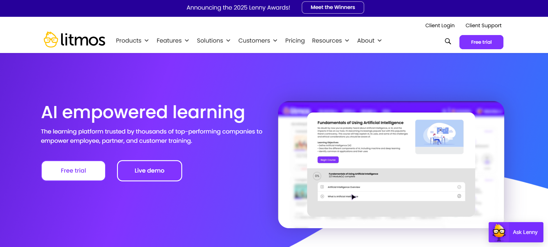 SAP Litmos AI empowered learning