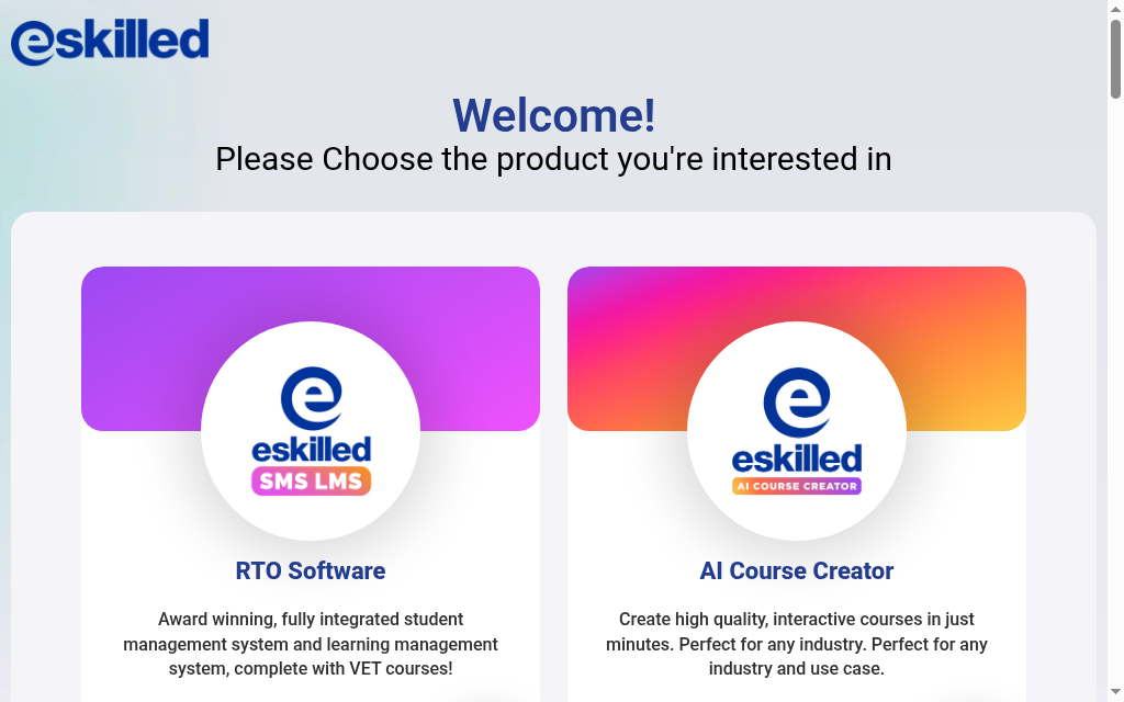 eSkilled homepage