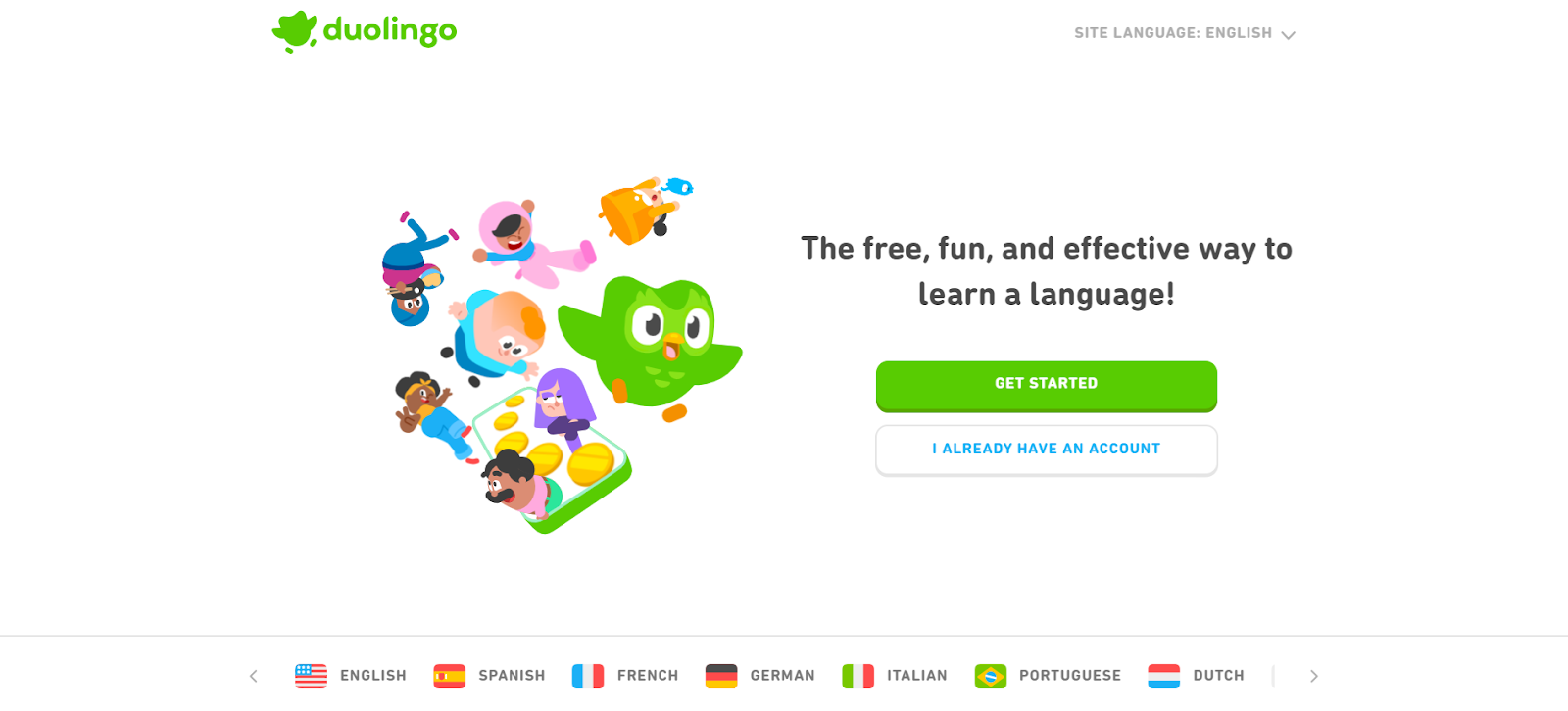 duolingo gamified language learning