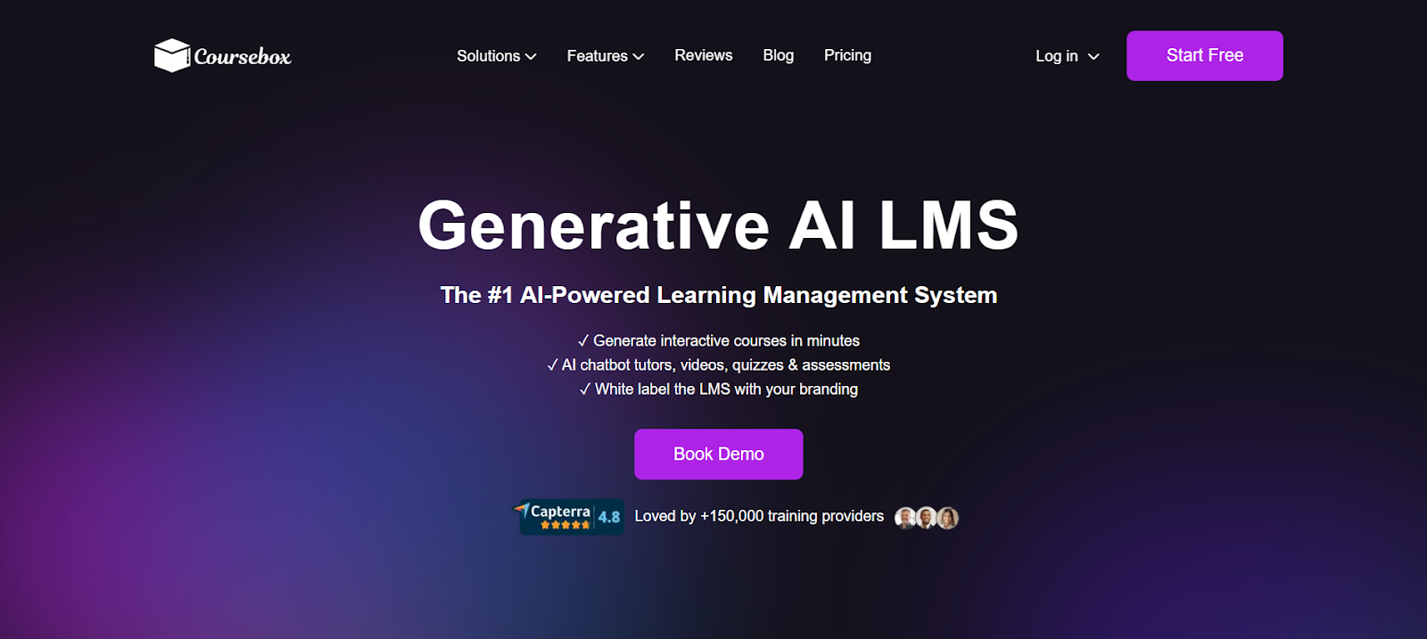 Coursebox generative AI LMS