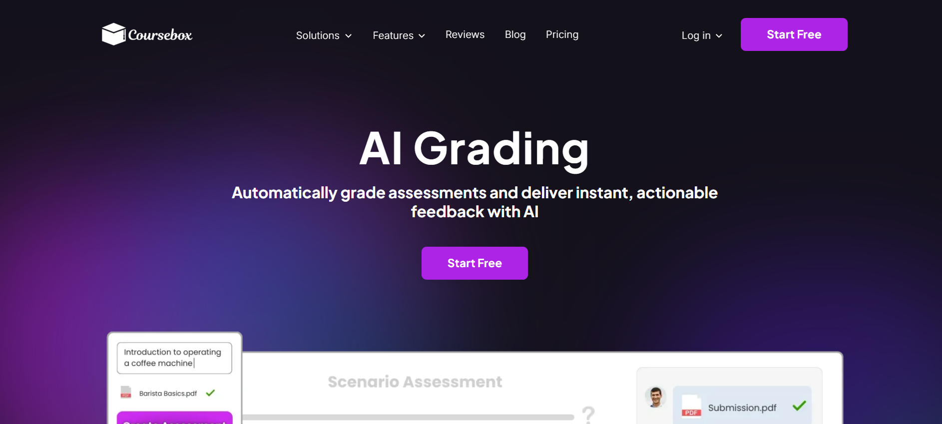 Coursebox AI grading