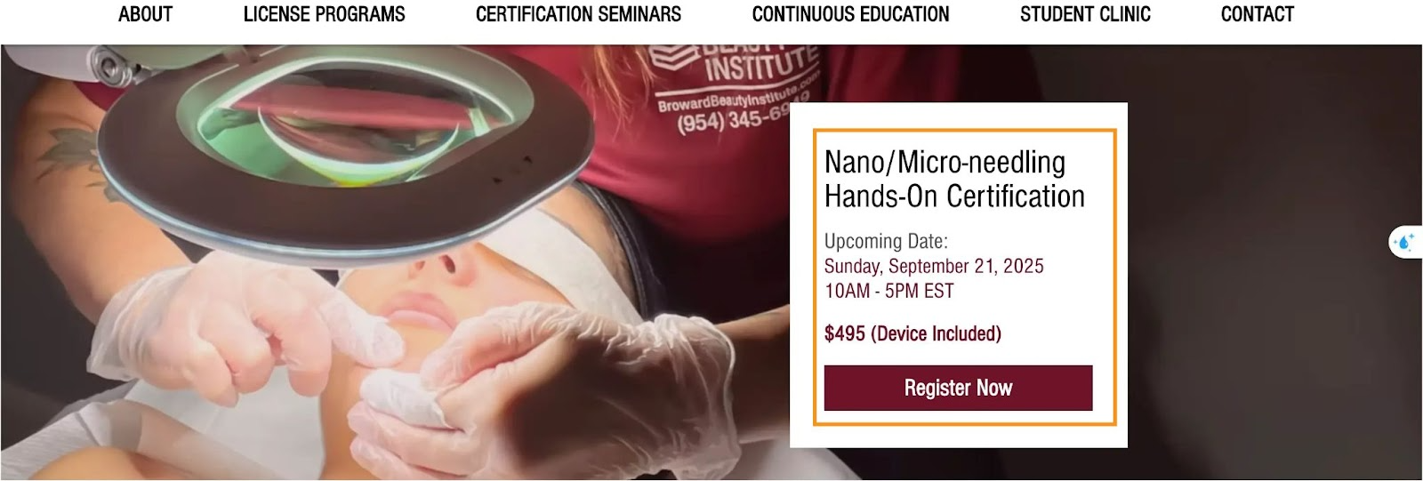Nano/Micro-needling Hands-On Certification (Broward Beauty Institute)