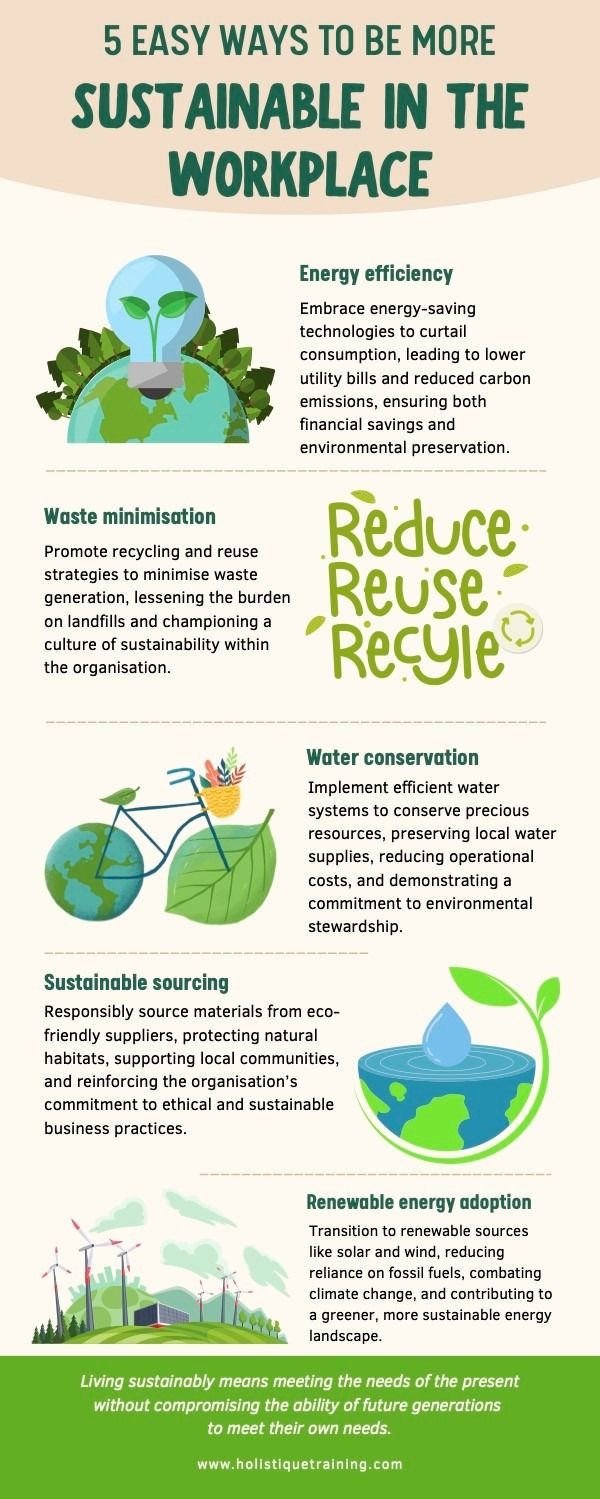 5 easy ways to be more sustainable in the workplace