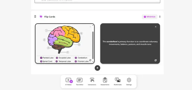 Coursebox flashcard customization