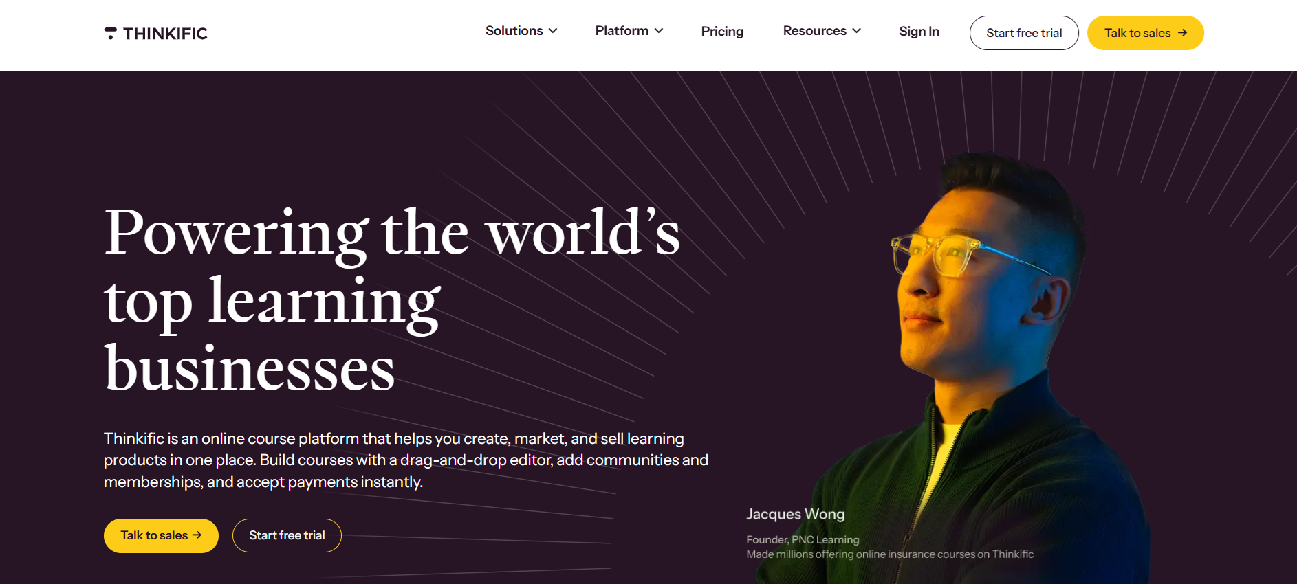 Thinkfic powering the world's top learning businesses