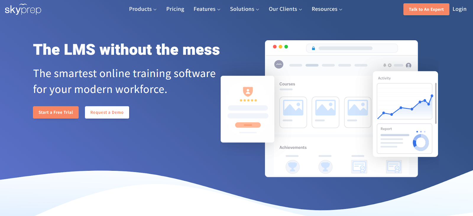 SkyPrep (Best Cloud-Based LMS for Selling Courses)