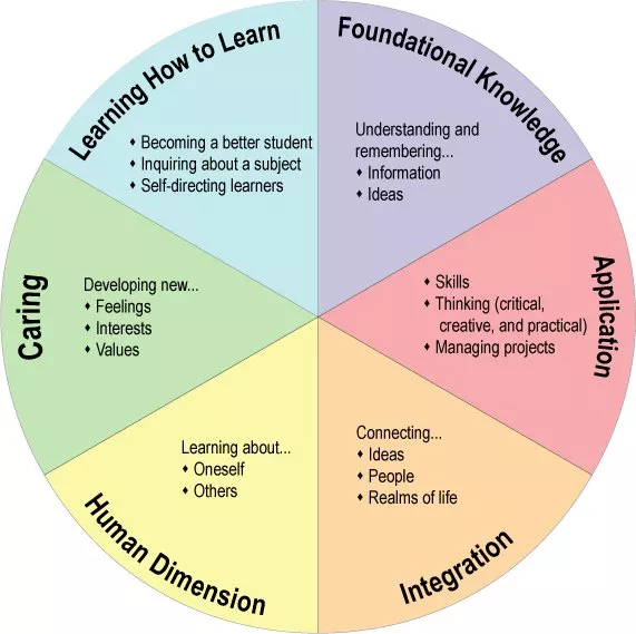 Dimensions of Fink's Taxonomy of Significant Learning