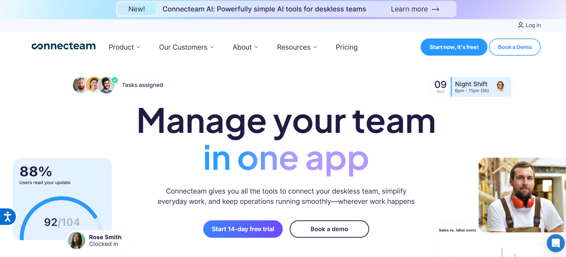 Connecteam manage your team in one app