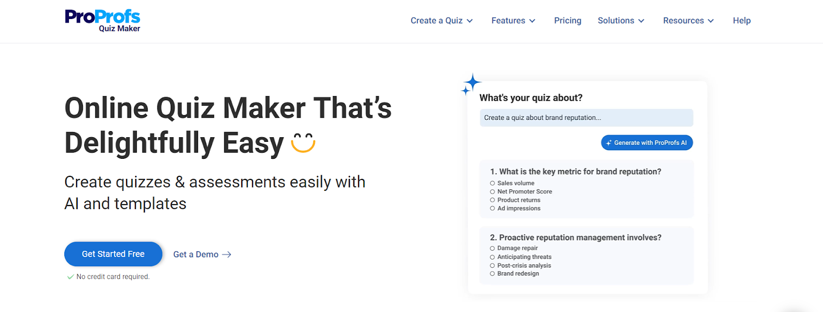 proprofs gamified quizzes