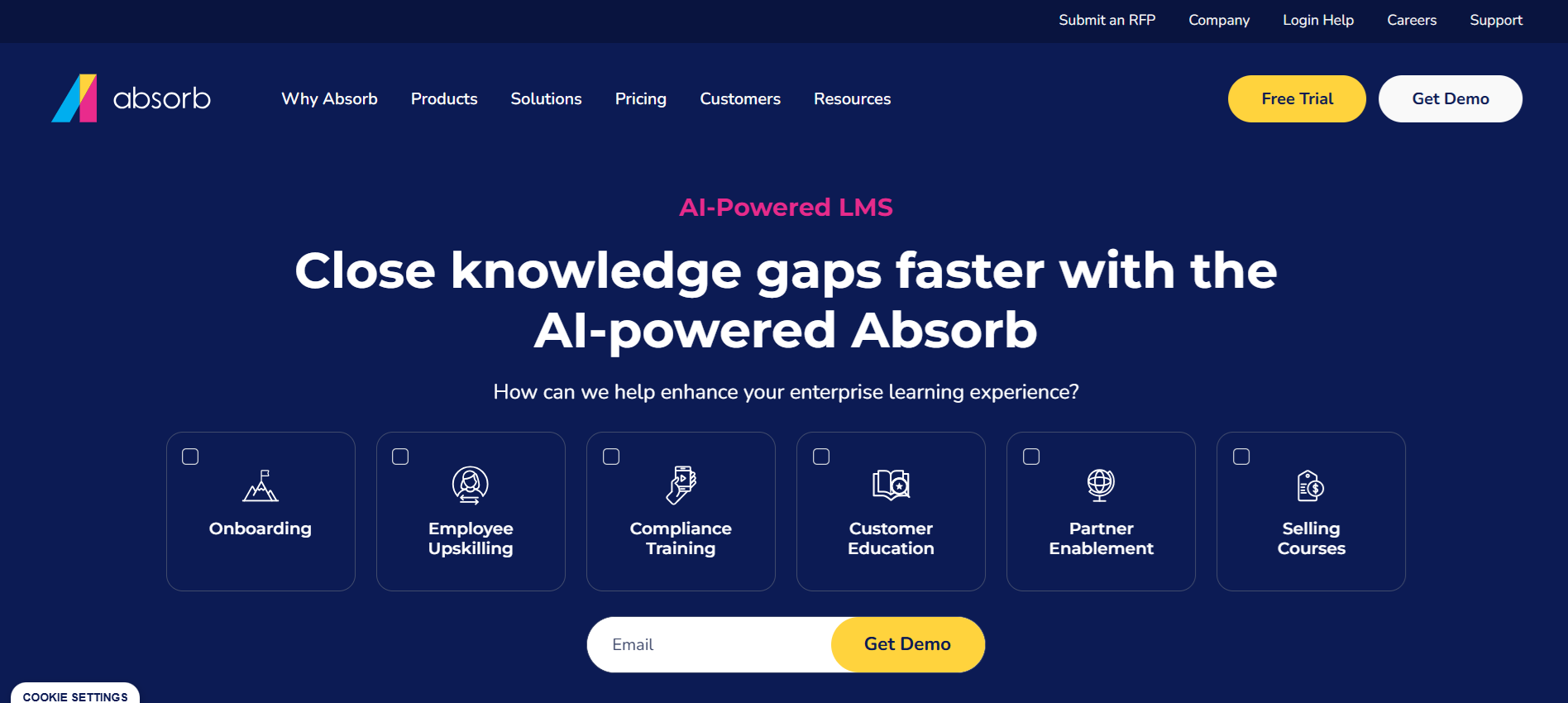 Close knowledge gaps faster with the AI-powered absorb