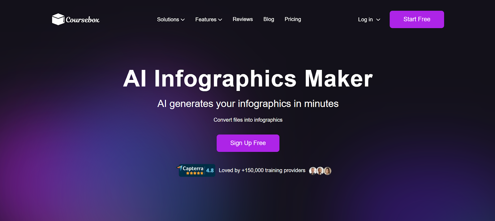 Coursebox AI infographics maker