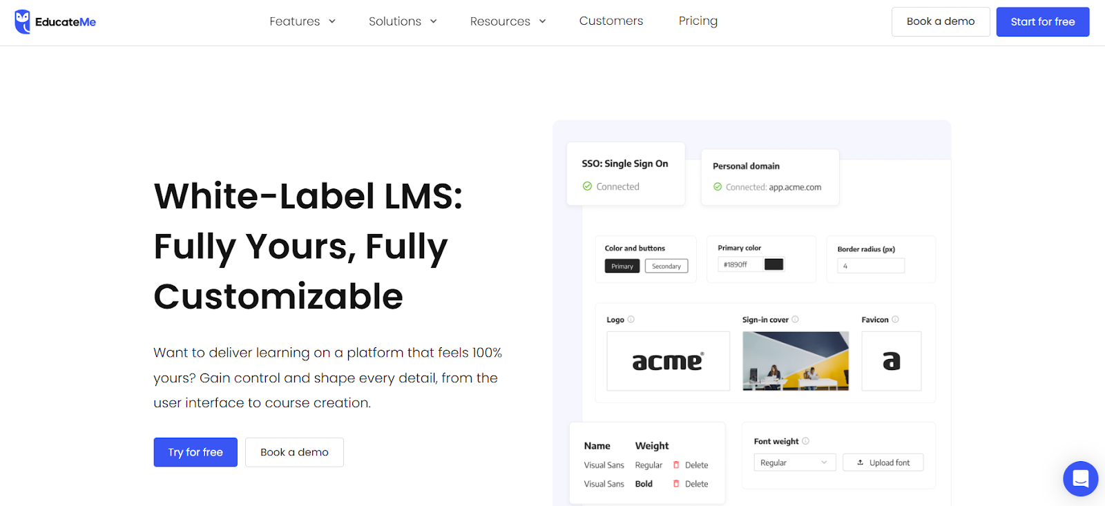 EducateMe (Best Cloud-Based LMS for Personalized Learning)