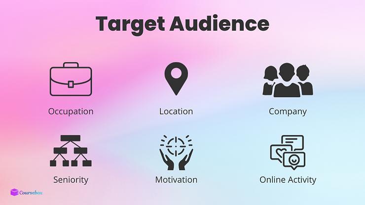 Target Audience infographic
