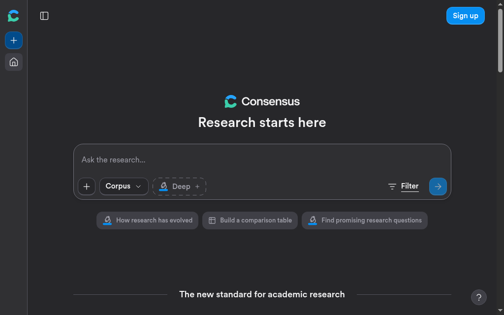 Consensus 官网首页