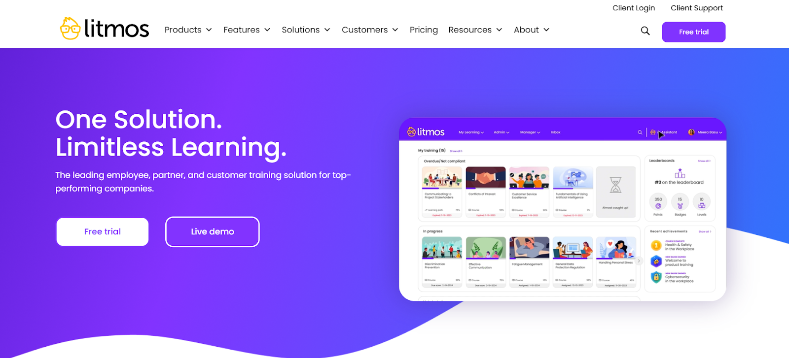 Litmos (Best for Enterprise-Level Corporate Training)