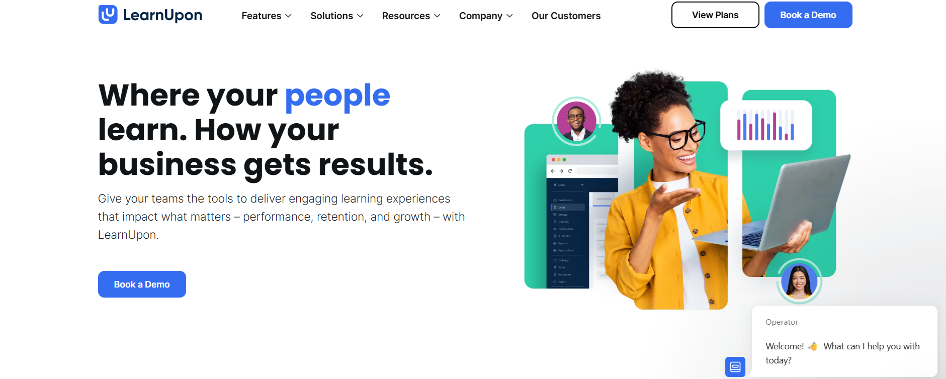 LearnUpon offers a cloud-based learning management system