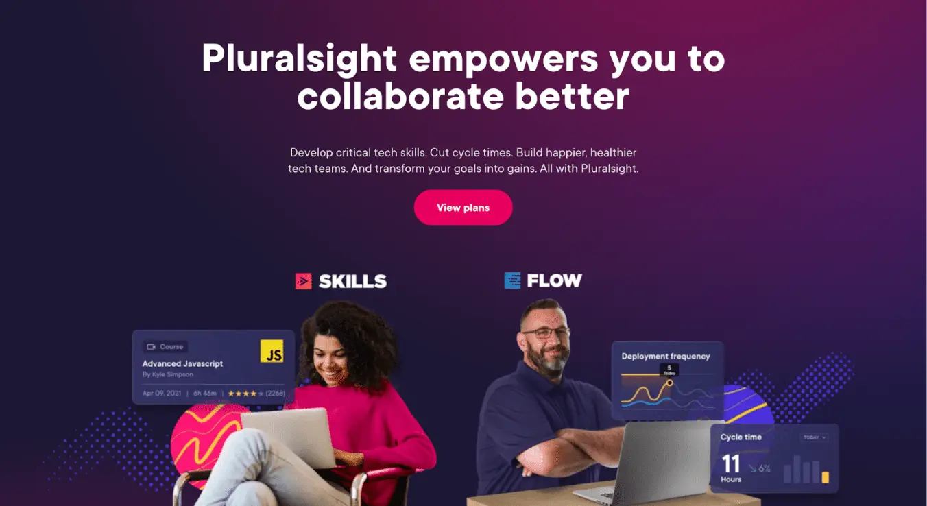 pluralsight homepage
