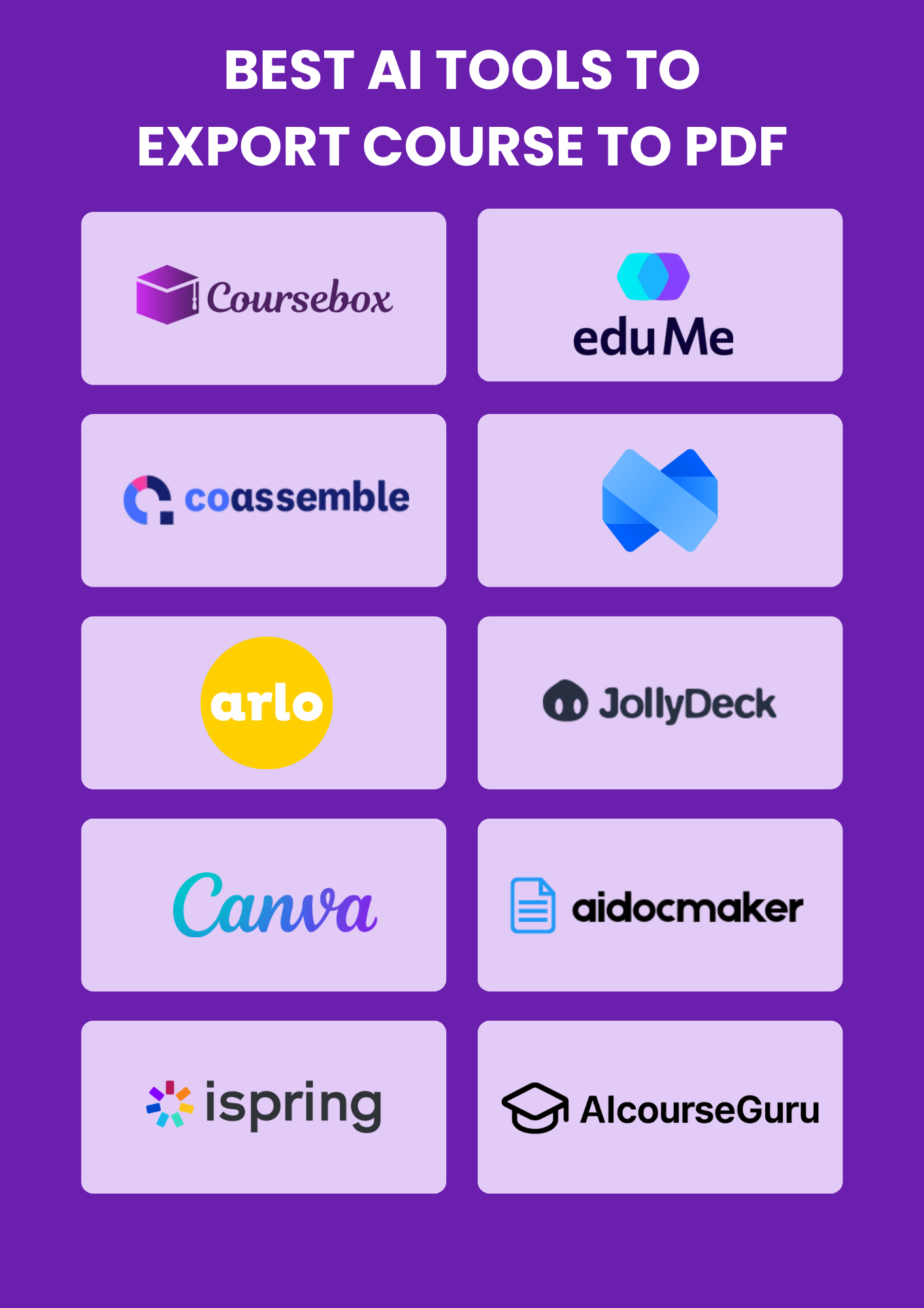 AI Tools to Export Course to PDF: Our Top 10 Picks