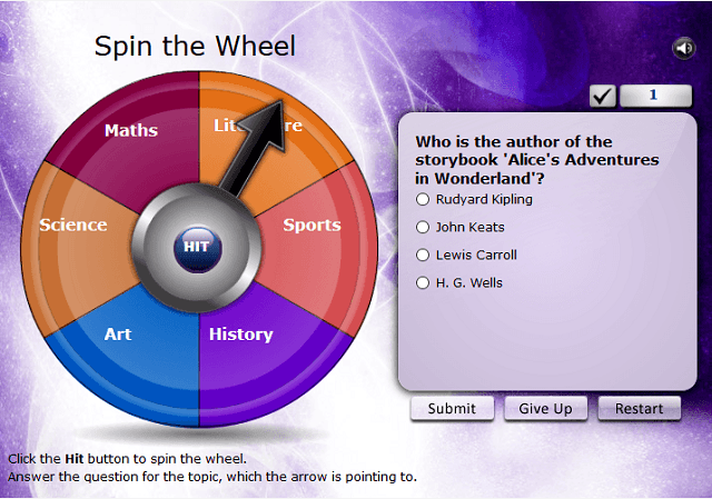 spin the wheel