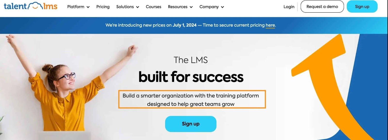 TalentLMS homepage