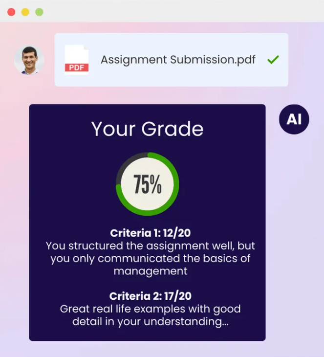 Coursebox AI Grade Criteria