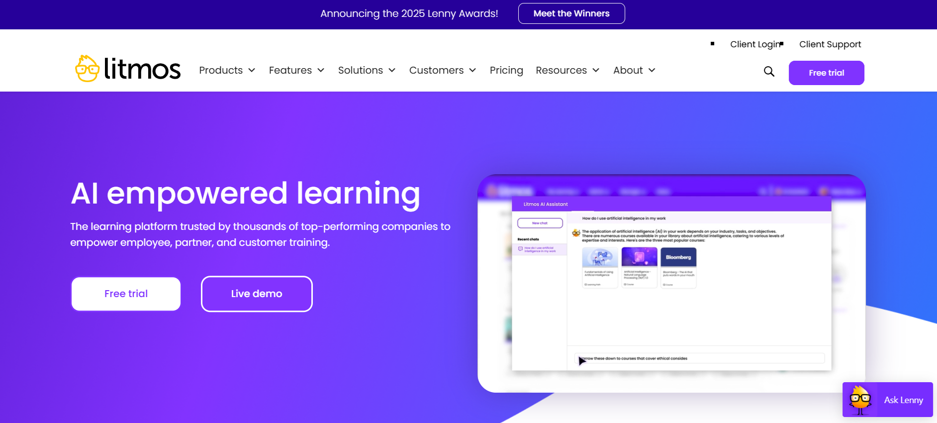 Litmos AI empowered learning