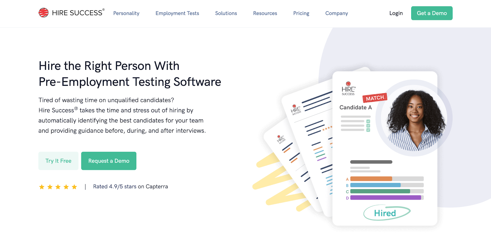Hire Success AI-driven assessment tool 