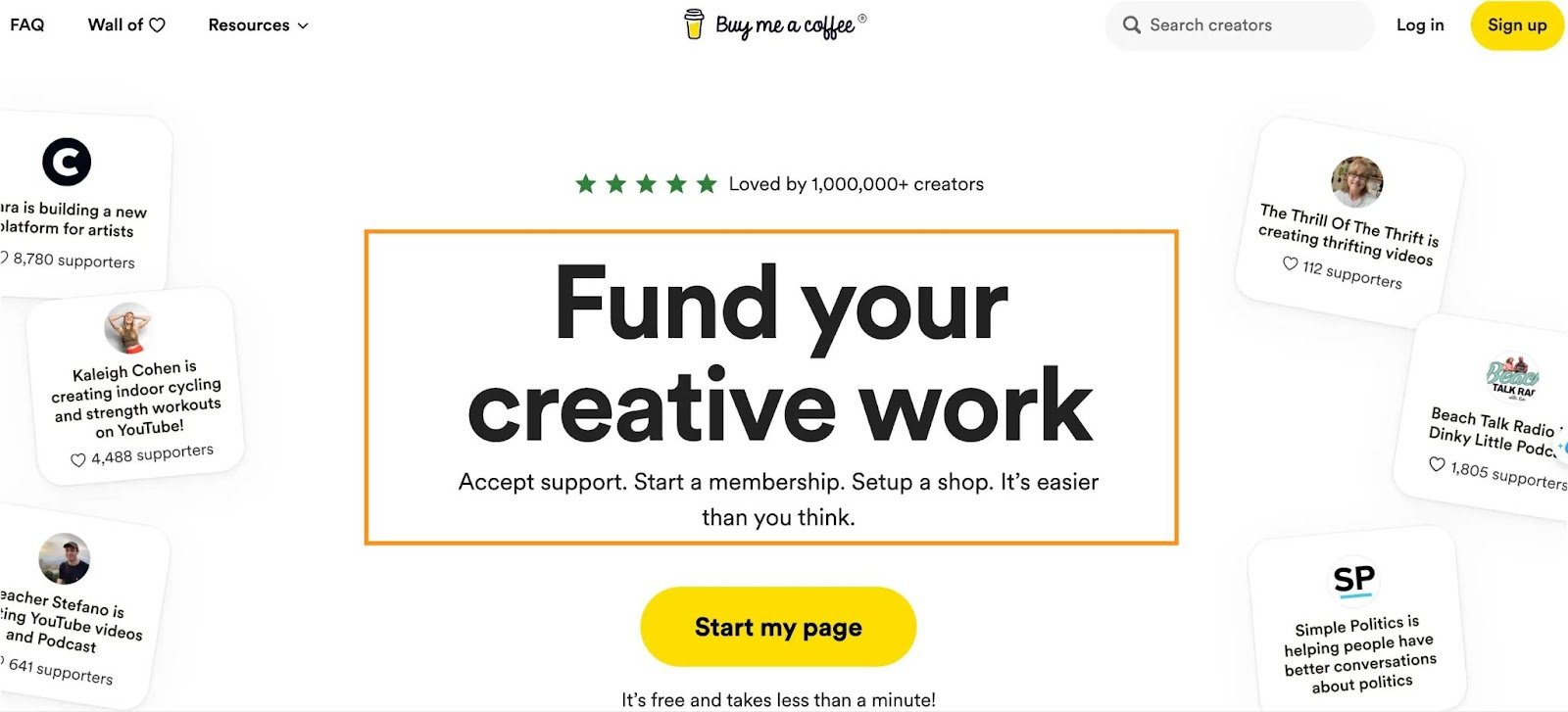 Fund your creative work