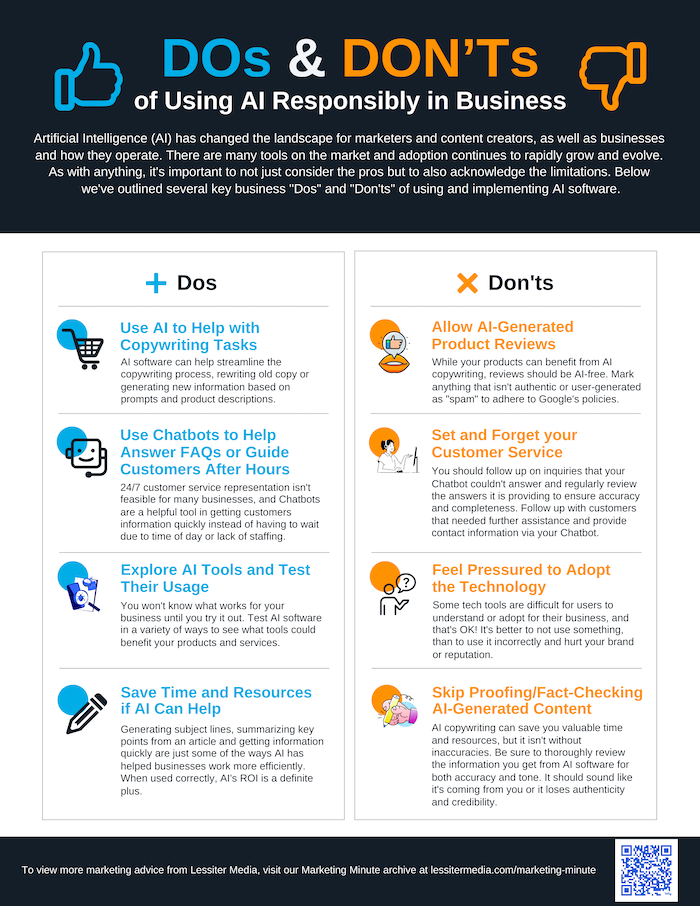 Do's and don'ts of using AI responsibly in business