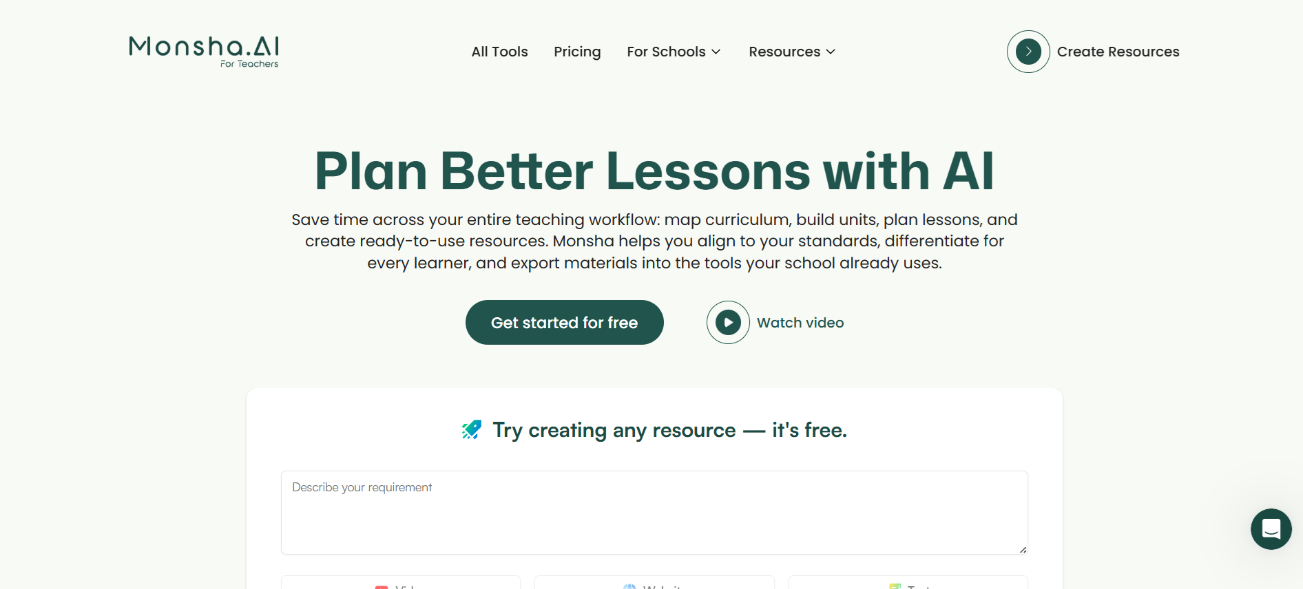 Monsha.ai Course Plan Generator