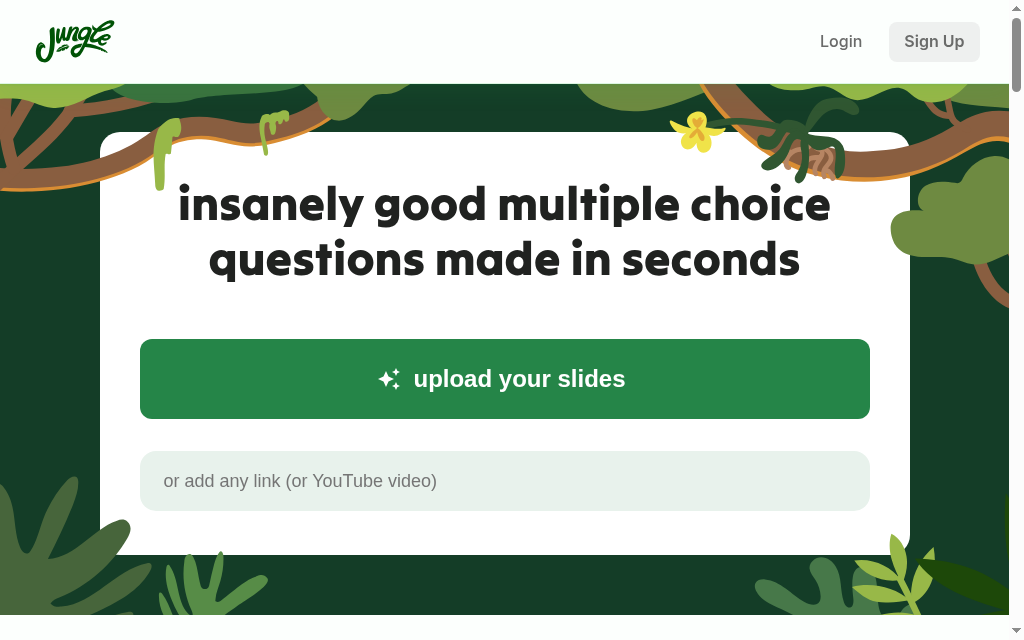 Wisdolia (now Jungle AI) homepage