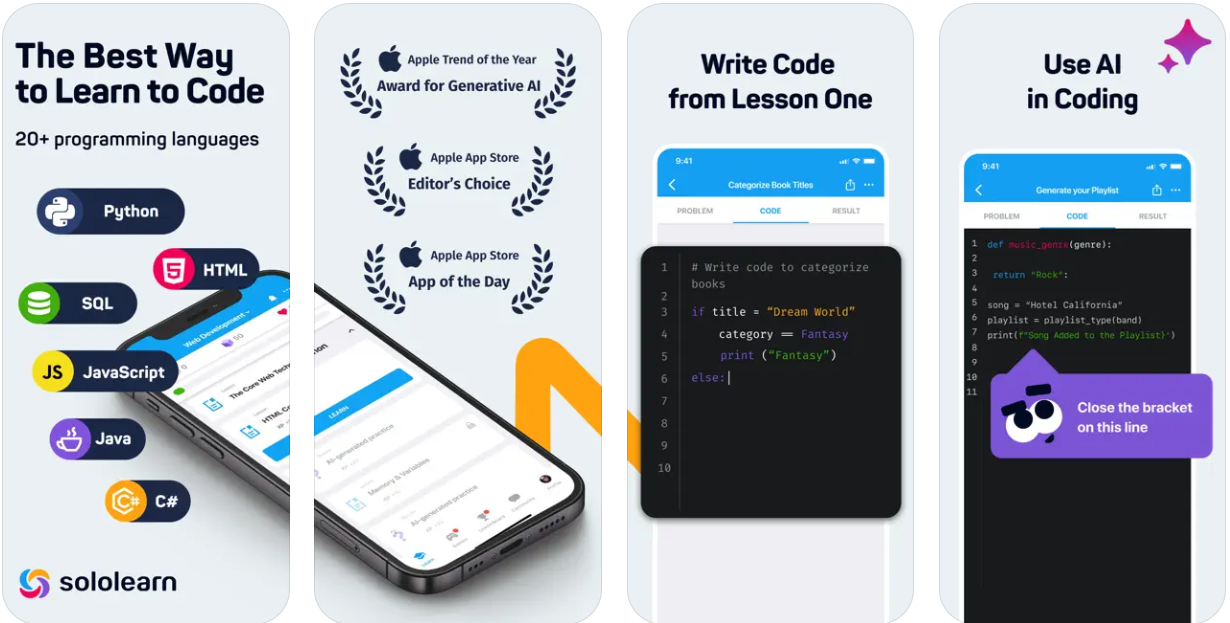 SoloLearn (Best Coding App)