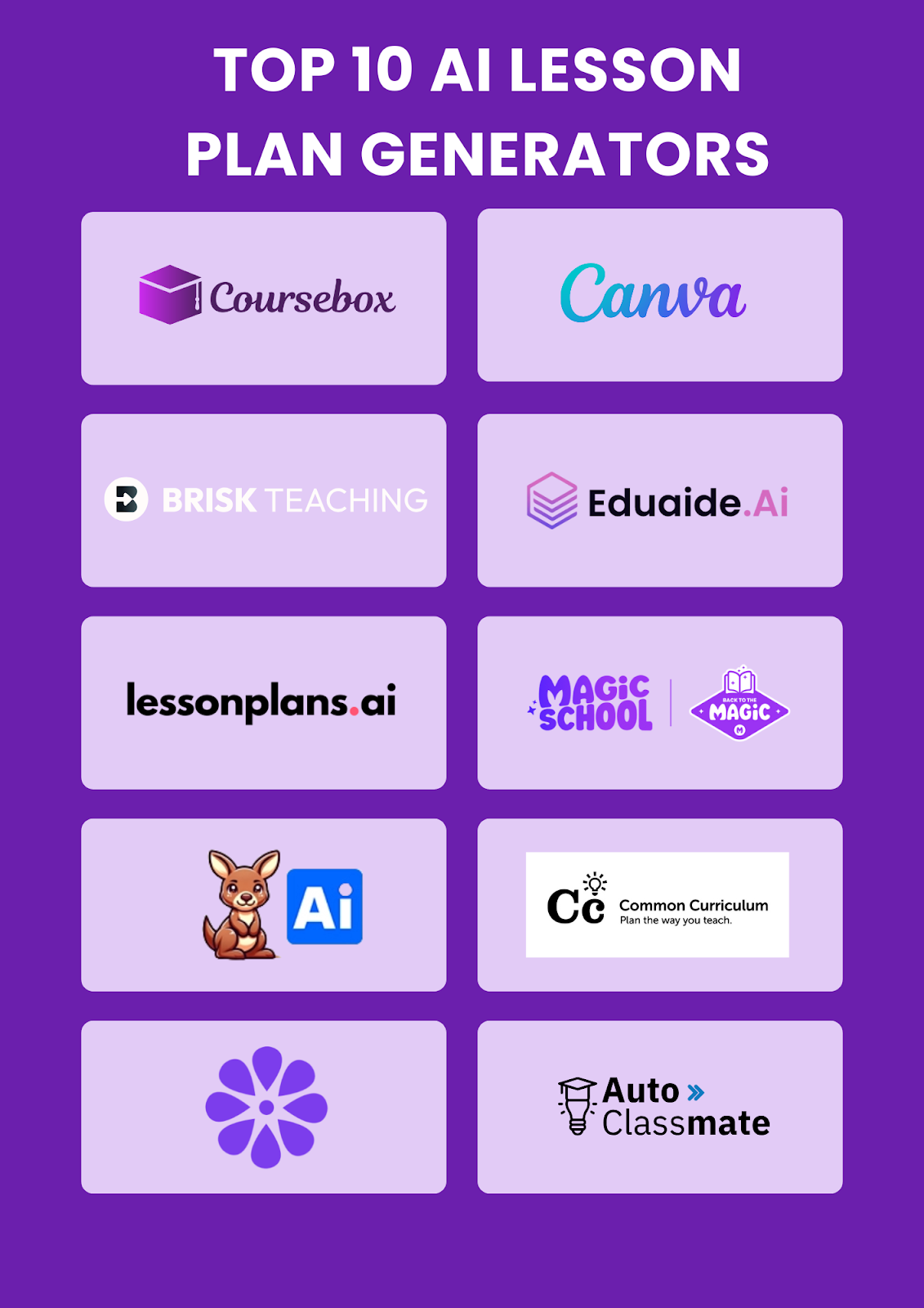 AI Lesson Plan Generators
