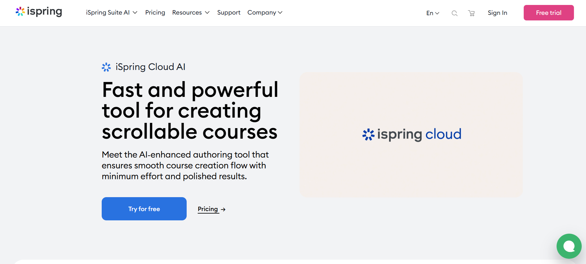 iSpring Cloud AI