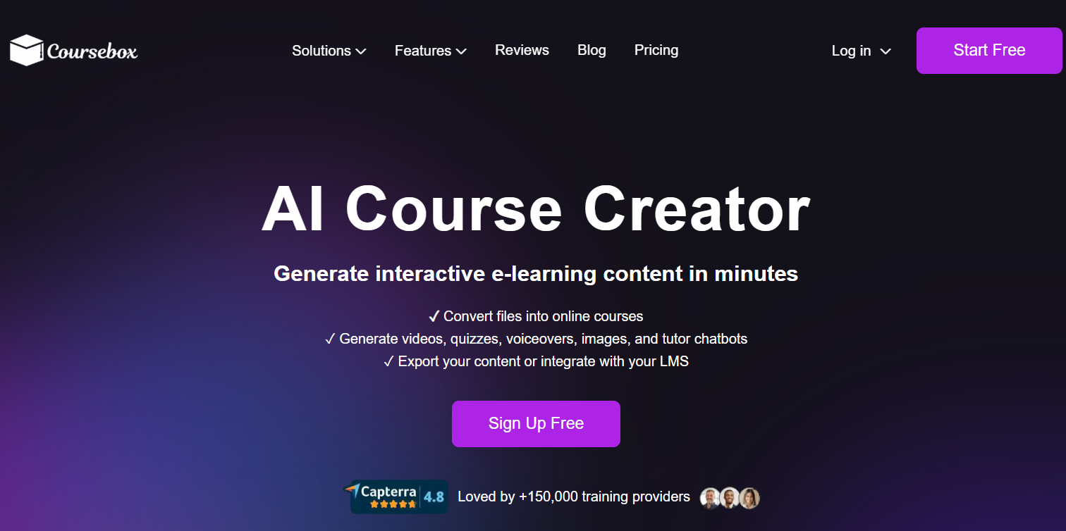 Coursebox AI course creator