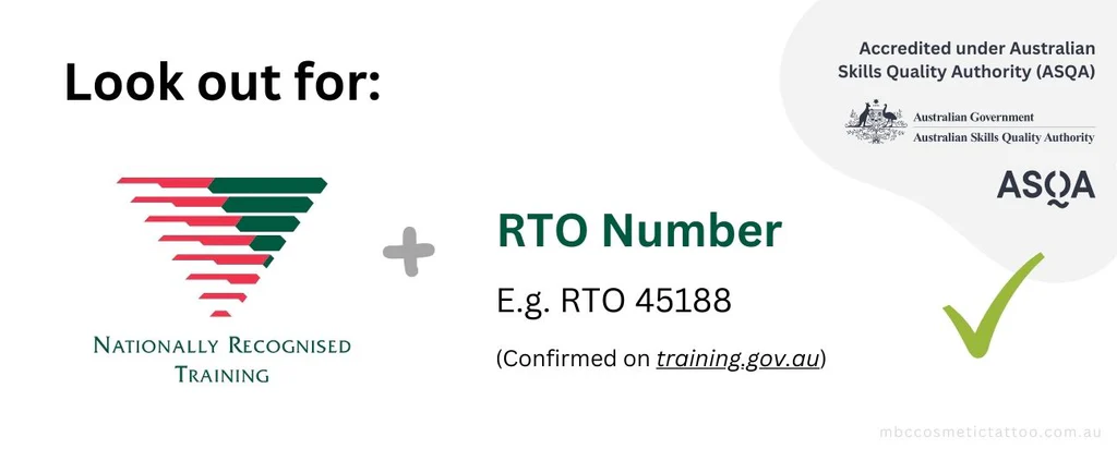 nationally recognised training RTO number ASQA