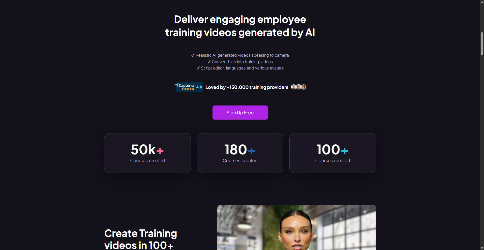AI Training Video Generator by Coursebox